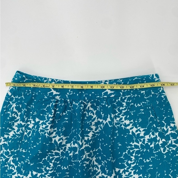 Boden Turquoise Floral print skirt size 8 - Picture 10 of 10